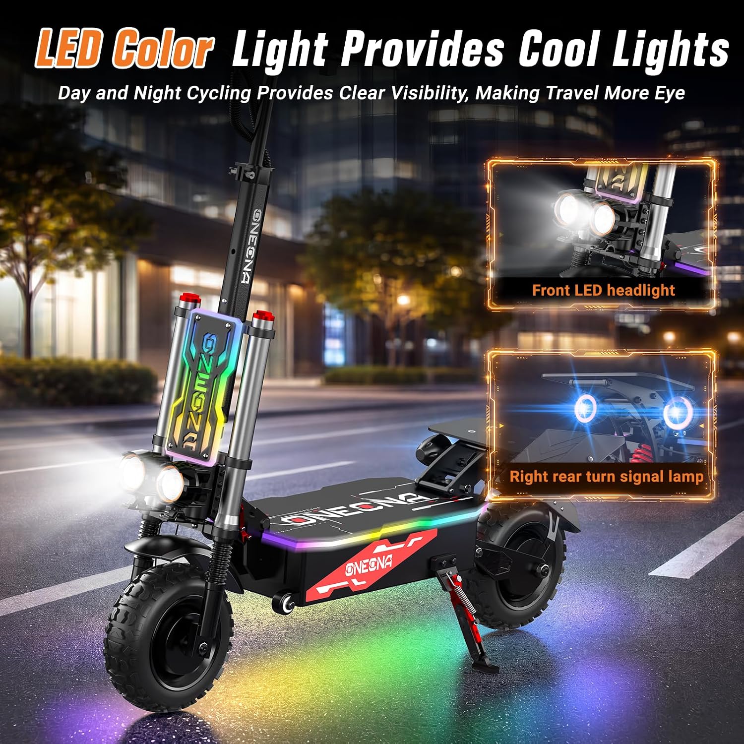 ONECNA GT8PRO, monopattino ele - 60V 5600W Dual Motor Electric Scooter recensione e prezzo