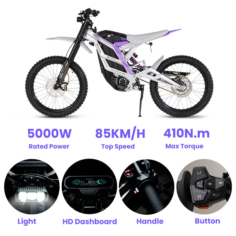 Moto Elettrica 79 Bike 72V 35A - 72V 12000W Electric Dirt Bike recensione e prezzo